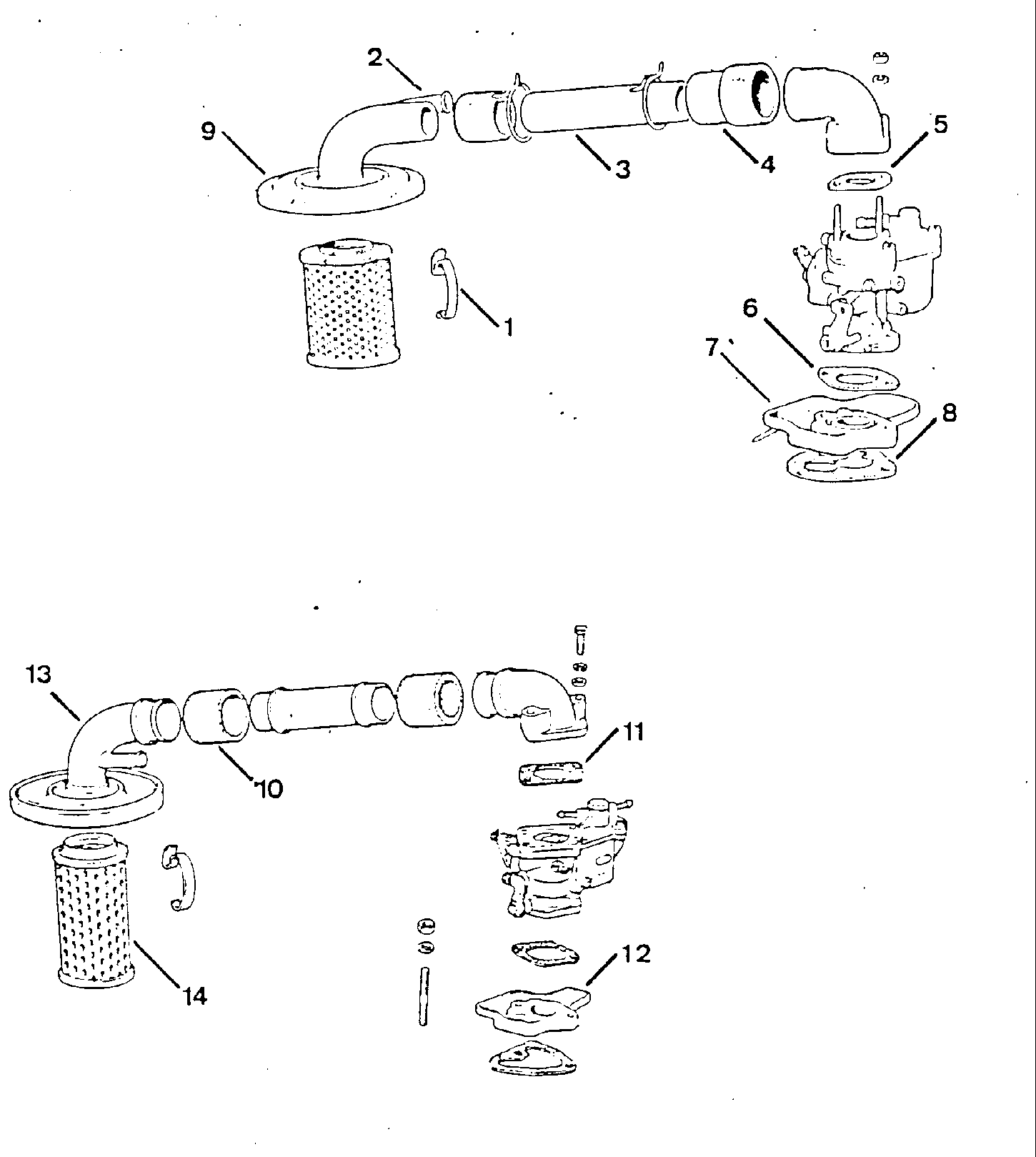 Fiat 500 FUEL SYSTEM AIR FILTER CARBURETTOR Fiat 500 and